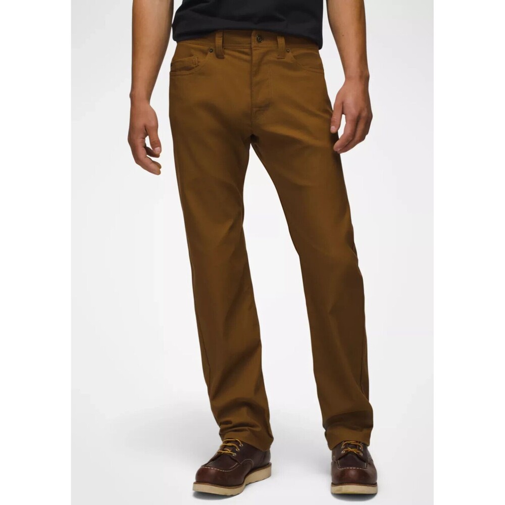 NWT New Mens Prana 36 x 30 Brion Pants II Hiking Casual Sepia Brown Rezion Recyc